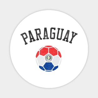 Paraguay Soccer Team Heritage Flag Magnet